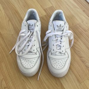 Size 8.5 Women’s Adidas Forum Bold in White